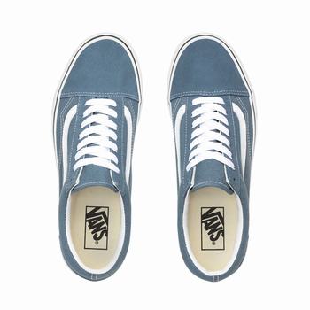 Damske Tenisky Vans Old Skool Modre/Biele VA59AXINE